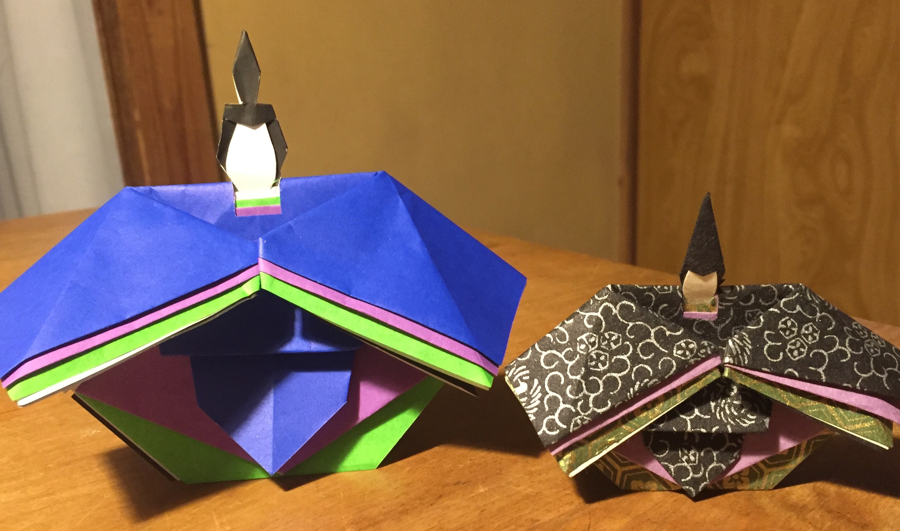 折り紙で手作り雛人形 素敵なお雛さまの折り方 お内裏さま つれづれリメイク日和