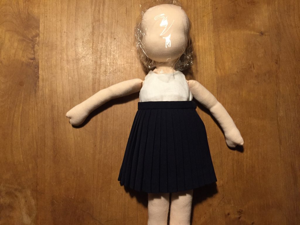 甘いプリントスカート新しいスピーカー袖ファッション人形襟ワンピース