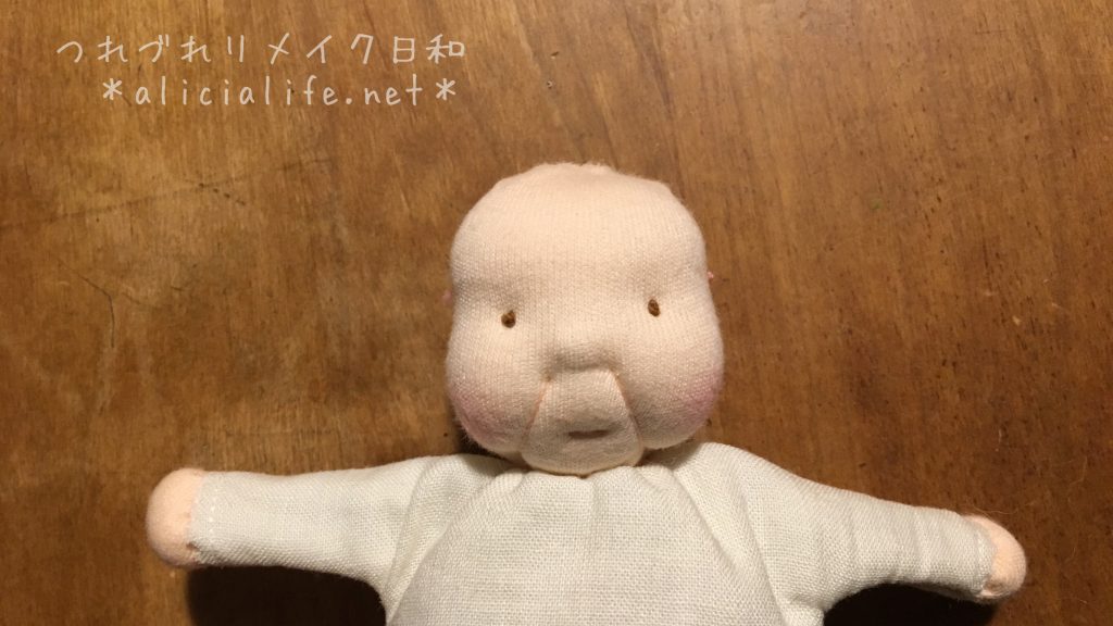 フェルト人形の作り方 赤ずきんちゃんのおばあさんとオオカミ つれづれリメイク日和